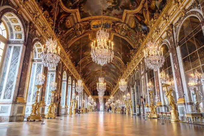 palácio de versailles cidade na frança próximo de paris para turismo