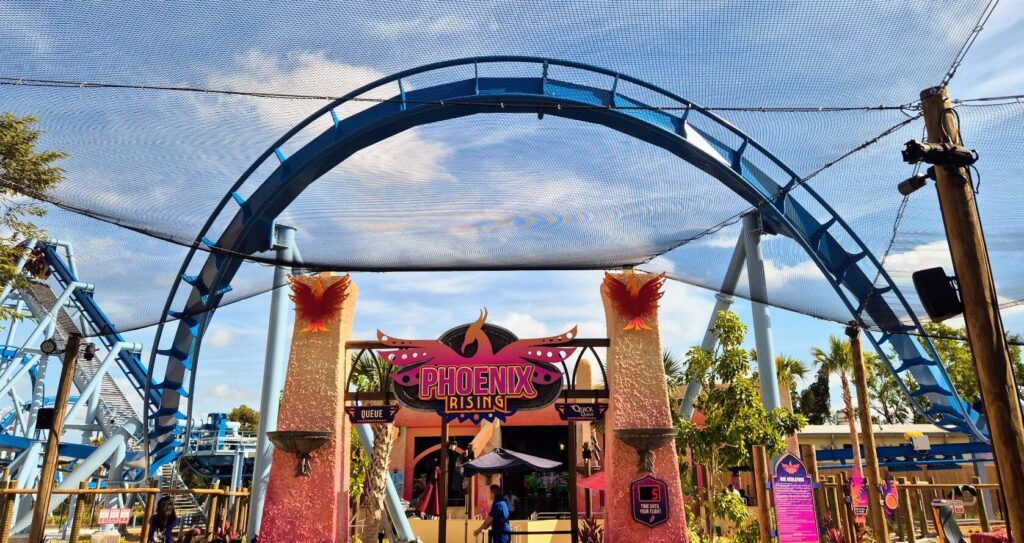 Montanha russa Phoenix Rising no Busch Gardens