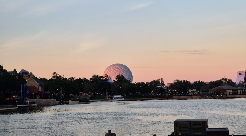 Por do Sol no Epcot Disney World